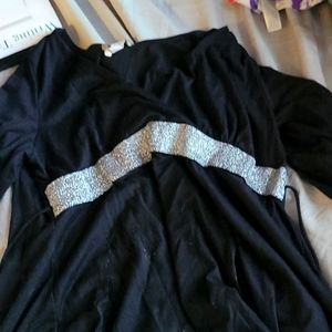 Black and silver maturity shirt